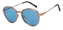 Load image into Gallery viewer, Gold Round Full Rim Unisex Eyeglasses by Lenskart Air-150796