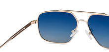 Load image into Gallery viewer, Gold Aviator Full Rim Unisex Sunglasses by Vincent Chase Polarized-151387