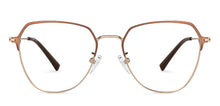 Load image into Gallery viewer, Brown Aviator Full Rim Unisex Eyeglasses by Vincent Chase-149623