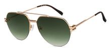 Load image into Gallery viewer, Brown Aviator Half Rim Unisex Sunglasses by John Jacobs-148405