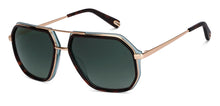 Load image into Gallery viewer, Gold Square Full Rim Unisex Sunglasses by John Jacobs-151009