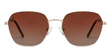 Load image into Gallery viewer, Gunmetal Geometric Full Rim Unisex Sunglasses by Vincent Chase Polarized-151373