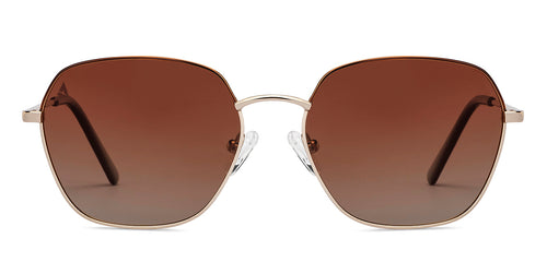 Gunmetal Geometric Full Rim Unisex Sunglasses by Vincent Chase Polarized-151373