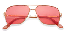 Load image into Gallery viewer, Gold Aviator Full Rim Unisex Sunglasses by Vincent Chase-151379