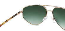 Load image into Gallery viewer, Gold Round Full Rim Unisex Sunglasses by John Jacobs-151014