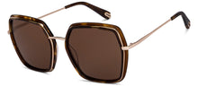 Load image into Gallery viewer, Gold Square Full Rim Unisex Sunglasses by John Jacobs-151023