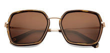 Load image into Gallery viewer, Gold Square Full Rim Unisex Sunglasses by John Jacobs-151023