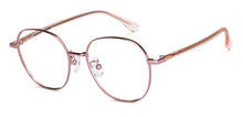 Load image into Gallery viewer, Gold Round Full Rim Unisex Eyeglasses by Vincent Chase-150284