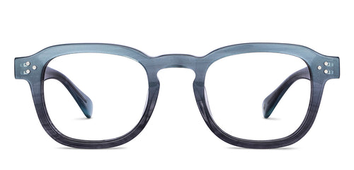Grey Wayfarer Full Rim Unisex Eyeglasses by John Jacobs-150663