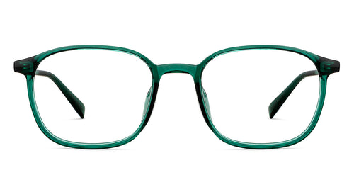 Green Geometric Full Rim Unisex Eyeglasses by Lenskart Air-150487