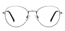Load image into Gallery viewer, Gunmetal Round Full Rim Unisex Eyeglasses by Lenskart Air-150795