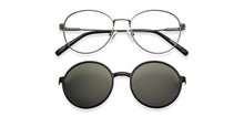 Load image into Gallery viewer, Gunmetal Round Full Rim Unisex Eyeglasses by Lenskart Air-150795