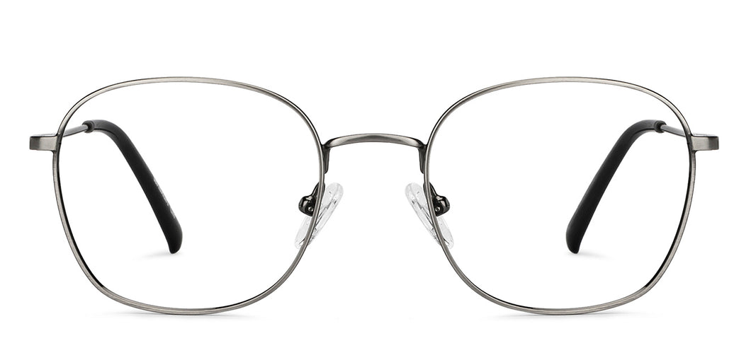 Gunmetal Round Full Rim Unisex Eyeglasses by Lenskart Air-150798