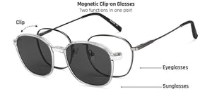 Gunmetal Round Full Rim Unisex Eyeglasses by Lenskart Air-150798