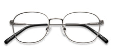 Load image into Gallery viewer, Gunmetal Round Full Rim Unisex Eyeglasses by Lenskart Air-150798