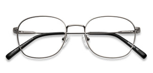 Gunmetal Round Full Rim Unisex Eyeglasses by Lenskart Air-150798