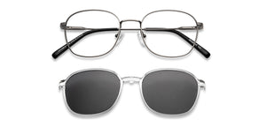 Gunmetal Round Full Rim Unisex Eyeglasses by Lenskart Air-150798
