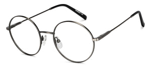 Gunmetal Round Full Rim Unisex Eyeglasses by Lenskart Air-150802