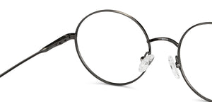 Gunmetal Round Full Rim Unisex Eyeglasses by Lenskart Air-150802