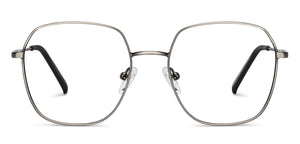 Gunmetal Square Full Rim Unisex Eyeglasses by Lenskart Air-150804