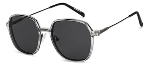 Gunmetal Square Full Rim Unisex Eyeglasses by Lenskart Air-150804