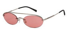Load image into Gallery viewer, Gunmetal Round Half Rim Unisex Sunglasses by John Jacobs-148219