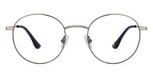 Load image into Gallery viewer, Gunmetal Round Full Rim Unisex Eyeglasses by John Jacobs-147691