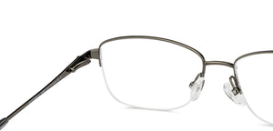 Blue Cat Eye Half Rim Women Eyeglasses by Vincent Chase-150991