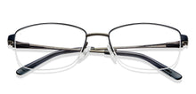 Load image into Gallery viewer, Blue Cat Eye Half Rim Women Eyeglasses by Vincent Chase-150991
