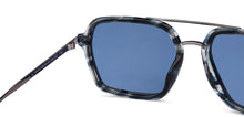Load image into Gallery viewer, Blue Square Full Rim Unisex Sunglasses by John Jacobs-151013