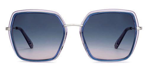 Blue Square Full Rim Unisex Sunglasses by John Jacobs-151024
