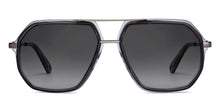 Load image into Gallery viewer, Grey Square Full Rim Unisex Sunglasses by John Jacobs-151007