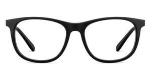Black Wayfarer Full Rim Kid Eyeglasses by Hooper-150935