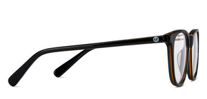 Black Wayfarer Full Rim Kid Eyeglasses by Hooper-150935