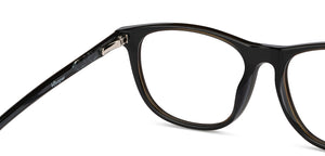 Black Wayfarer Full Rim Kid Eyeglasses by Hooper-150935