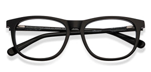 Black Wayfarer Full Rim Kid Eyeglasses by Hooper-150935