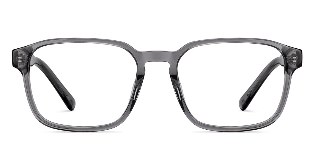 Grey Square Full Rim Kid Eyeglasses by Hooper-150939