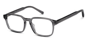 Grey Square Full Rim Kid Eyeglasses by Hooper-150939
