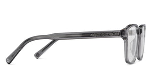 Grey Square Full Rim Kid Eyeglasses by Hooper-150939