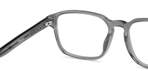 Grey Square Full Rim Kid Eyeglasses by Hooper-150939