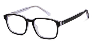 Black Square Full Rim Kid Eyeglasses by Hooper-150940
