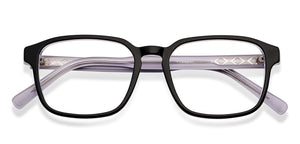 Black Square Full Rim Kid Eyeglasses by Hooper-150940