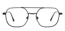 Load image into Gallery viewer, Black Hexagonal Full Rim Unisex Eyeglasses by John Jacobs-147608
