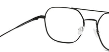 Load image into Gallery viewer, Black Hexagonal Full Rim Unisex Eyeglasses by John Jacobs-147608