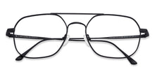 Load image into Gallery viewer, Black Hexagonal Full Rim Unisex Eyeglasses by John Jacobs-147608