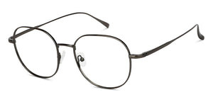 Gunmetal Round Full Rim Unisex Eyeglasses by John Jacobs-147613