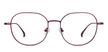 Load image into Gallery viewer, Maroon Round Full Rim Unisex Eyeglasses by John Jacobs-147614