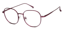 Load image into Gallery viewer, Maroon Round Full Rim Unisex Eyeglasses by John Jacobs-147614