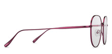 Load image into Gallery viewer, Maroon Round Full Rim Unisex Eyeglasses by John Jacobs-147614