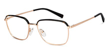 Load image into Gallery viewer, Gold Rectangle Full Rim Unisex Eyeglasses by John Jacobs-149211